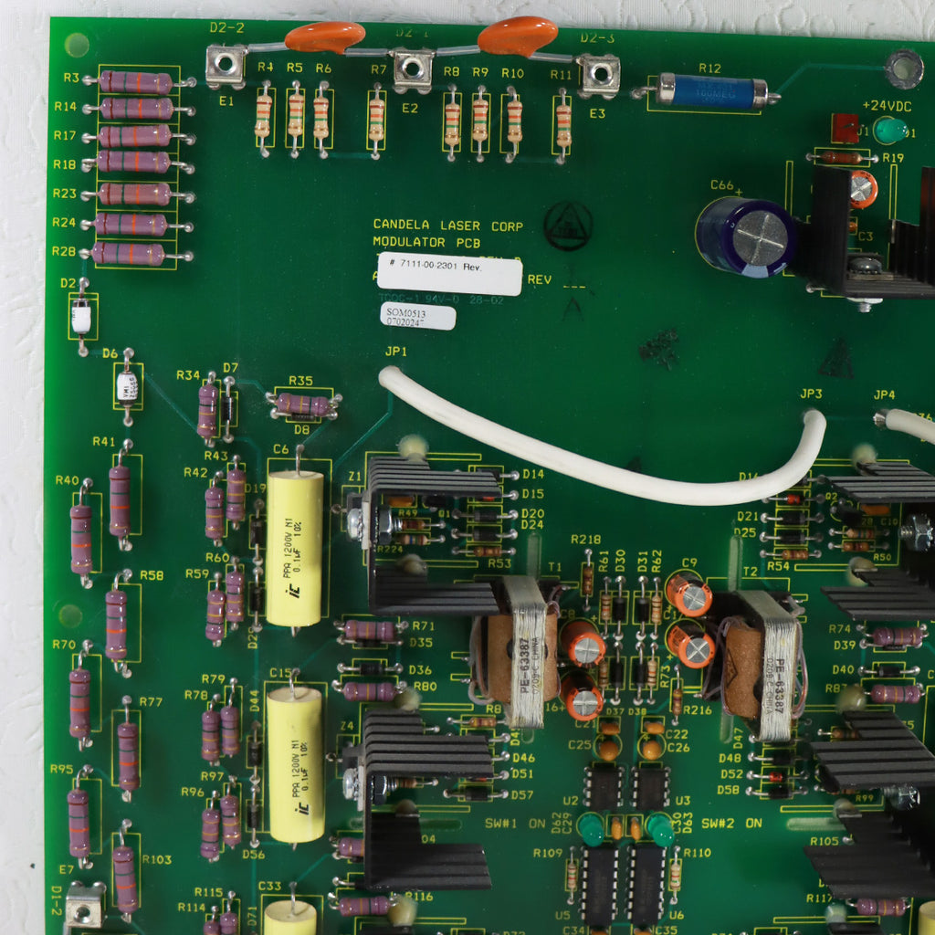 Candela VBeam1 Laser Modulator Motherboard PCB 7111-00-2301 Rev A Parts As Is