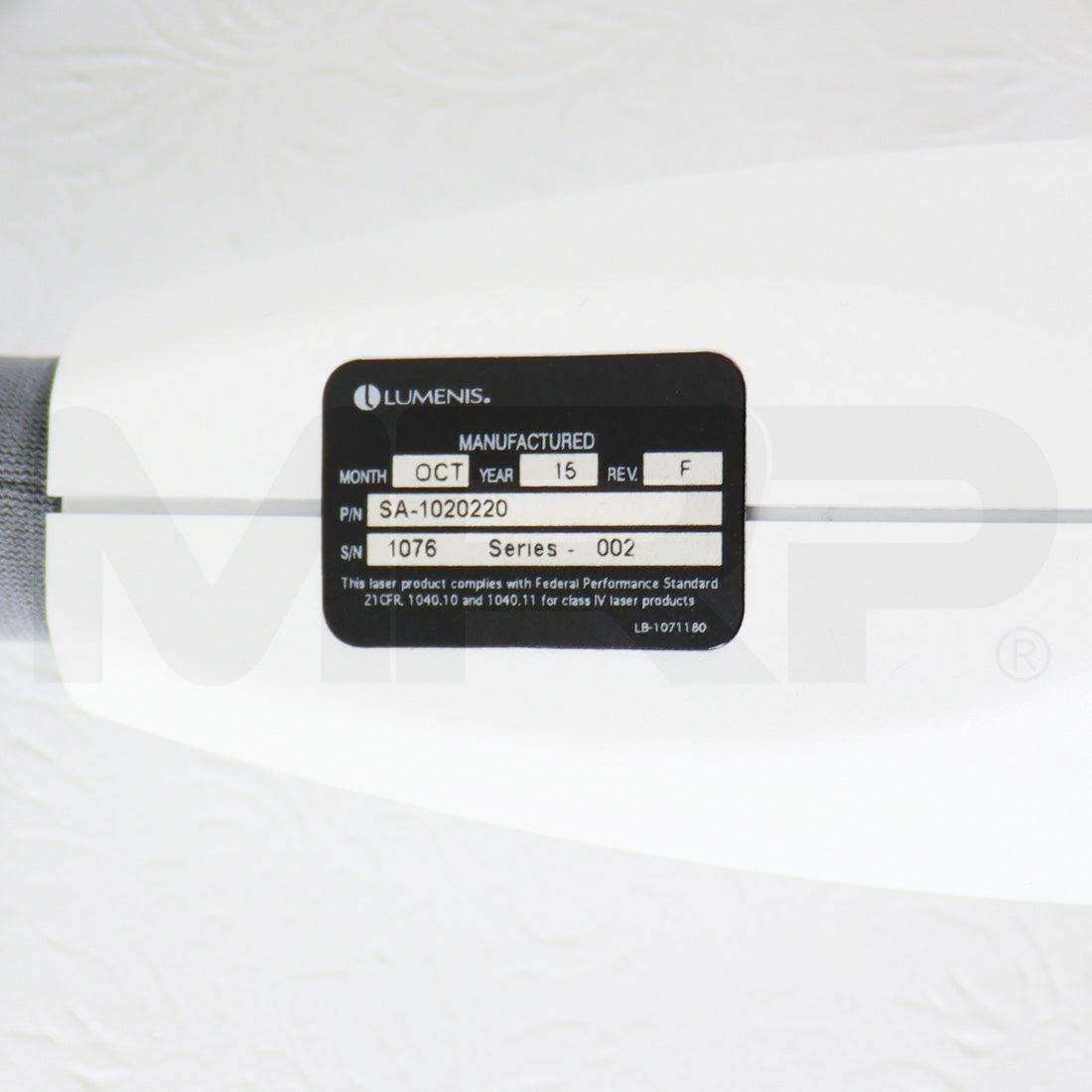 2015 Lumenis M22 Multi-Spot Nd:YAG Treatment Laser Handpiece SA-1020220