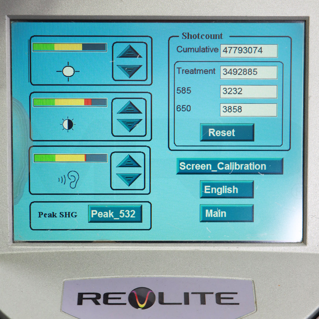 2012 Cynosure ConBio Revlite SI Q-Switched Laser Tattoo Removal System