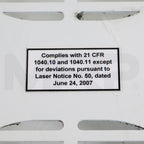 Lumenis Splendor X Square EPL Vent Back Panel Assembly Parts As Is