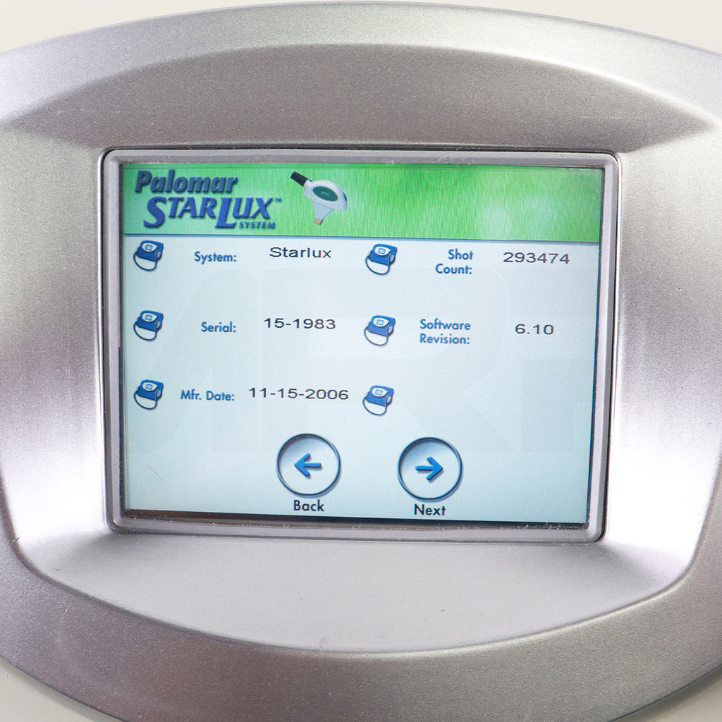 2006 Cynosure Palomar StarLux 300 Skin Rejuvenation Hair Removal System