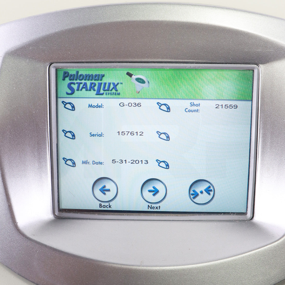 2006 Cynosure Palomar StarLux 300 Skin Rejuvenation Hair Removal System