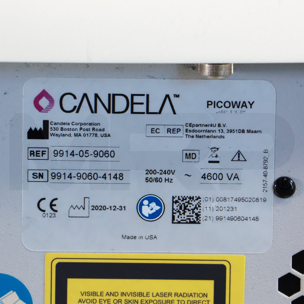 2020 Candela PicoWay Picosecond Short Pulse Laser Tattoo Removal System