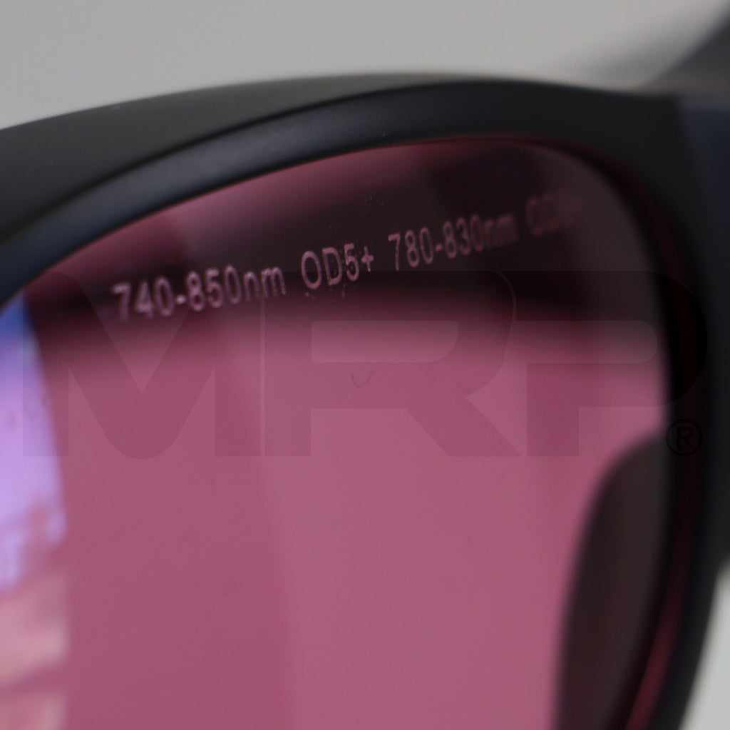 Laser Safety Glasses Infrared NIR Alex Diode Protection 755 808nm ATD Pink Lens