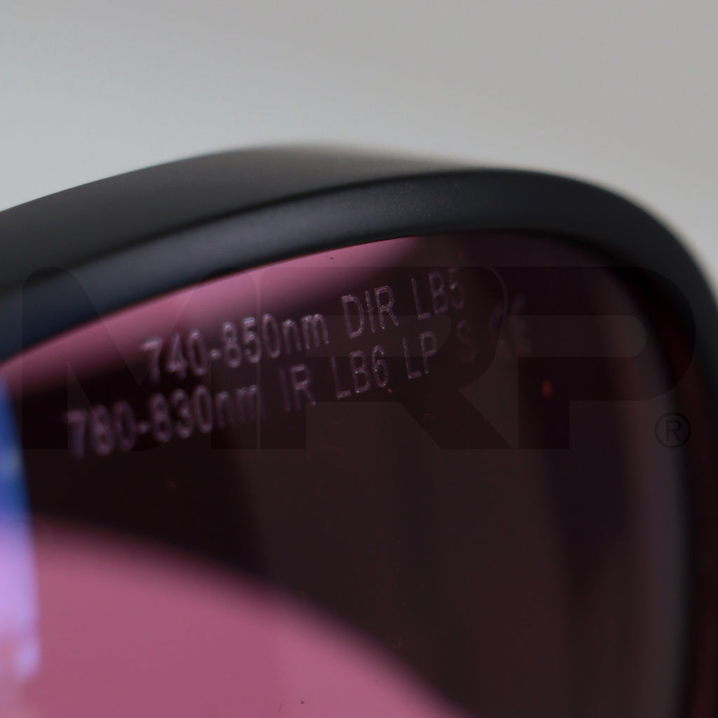 Laser Safety Glasses Infrared NIR Alex Diode Protection 755 808nm ATD Pink Lens