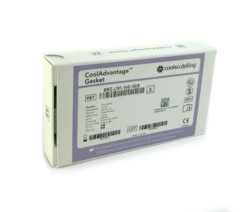 Zeltiq CoolSculpting BRZ-LN1-160-008 Cool ADVANTAGE Gaskets 8PK EXP 2021-08-10