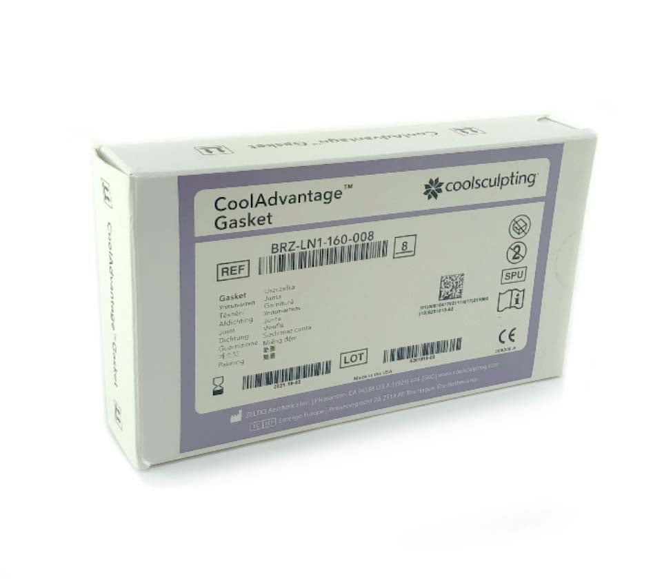 Zeltiq CoolSculpting BRZ-LN1-160-008 Cool ADVANTAGE Gaskets 9PK EXP 2021 OPEN