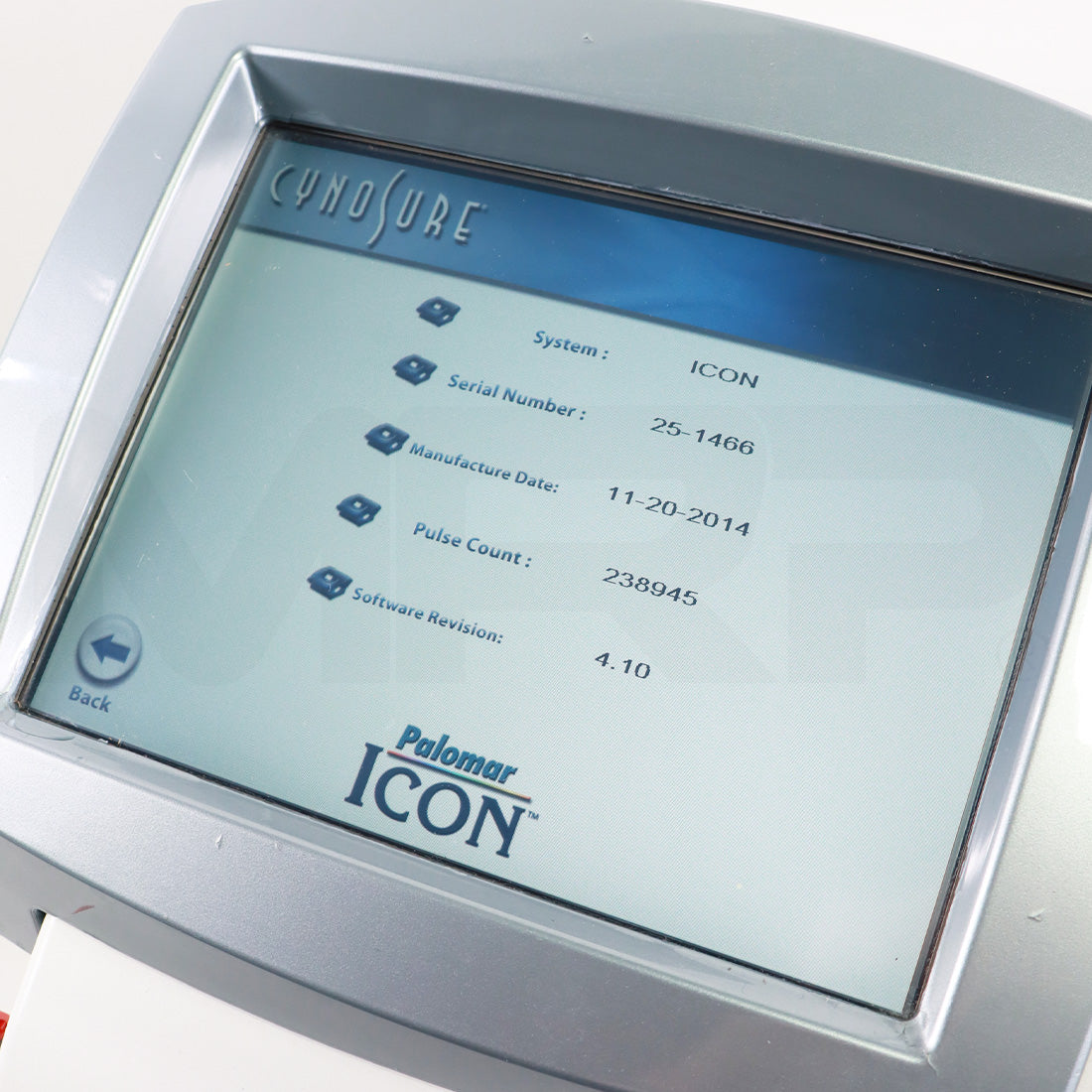 2014 Cynosure Palomar Icon IPL Laser MaxG MaxR Hair Removal System