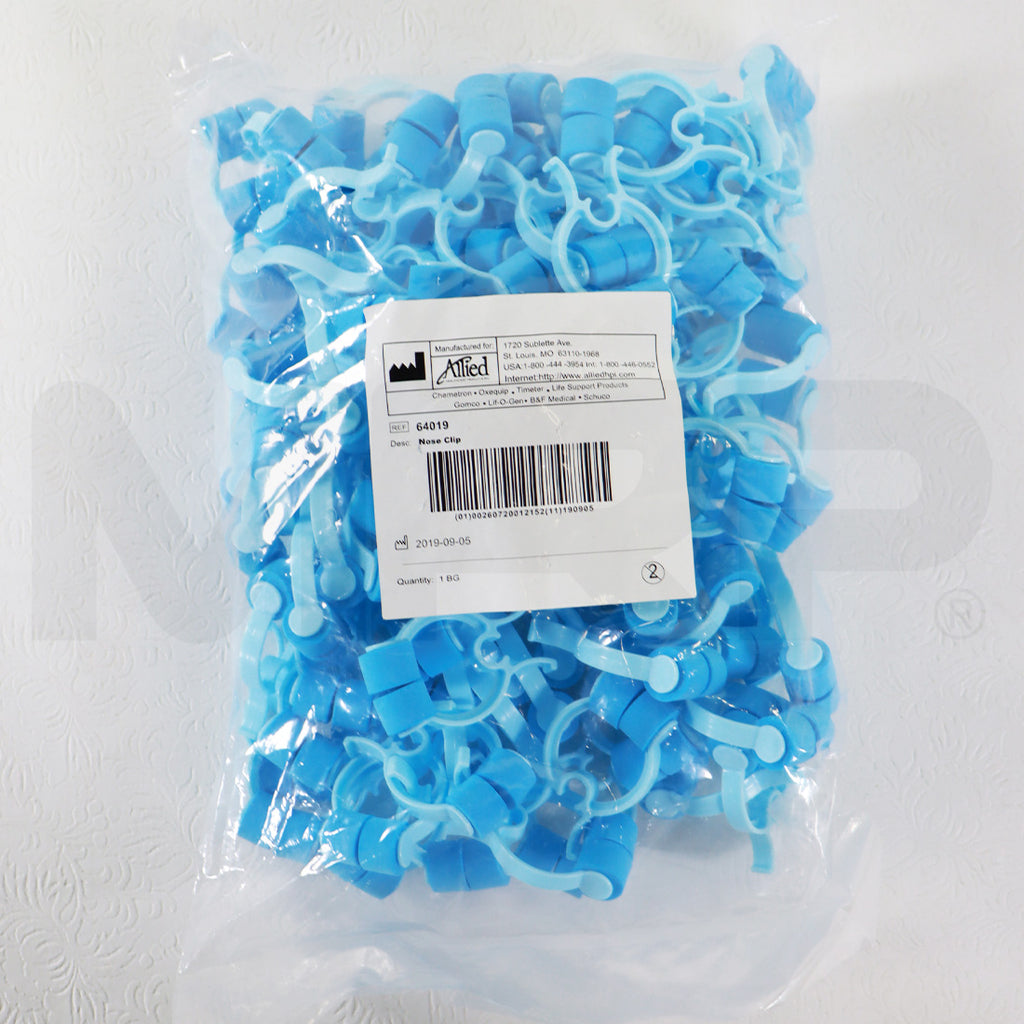 Allied Heathcare Products Nose Clip 64019 x100pcs