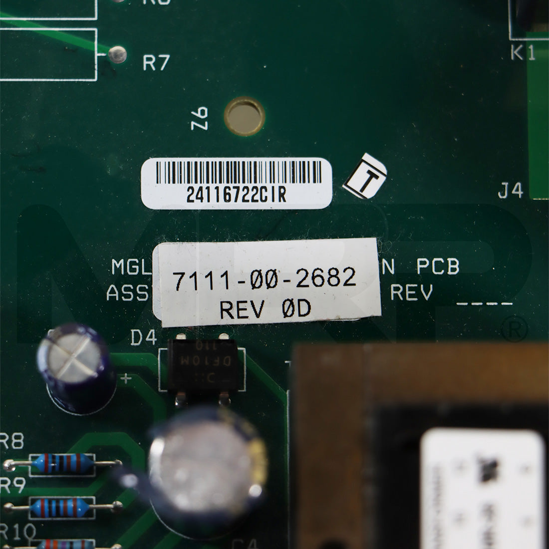 Candela Mini GentleYag MGY A/C Distribution Board 7111-00-2682 As-Is