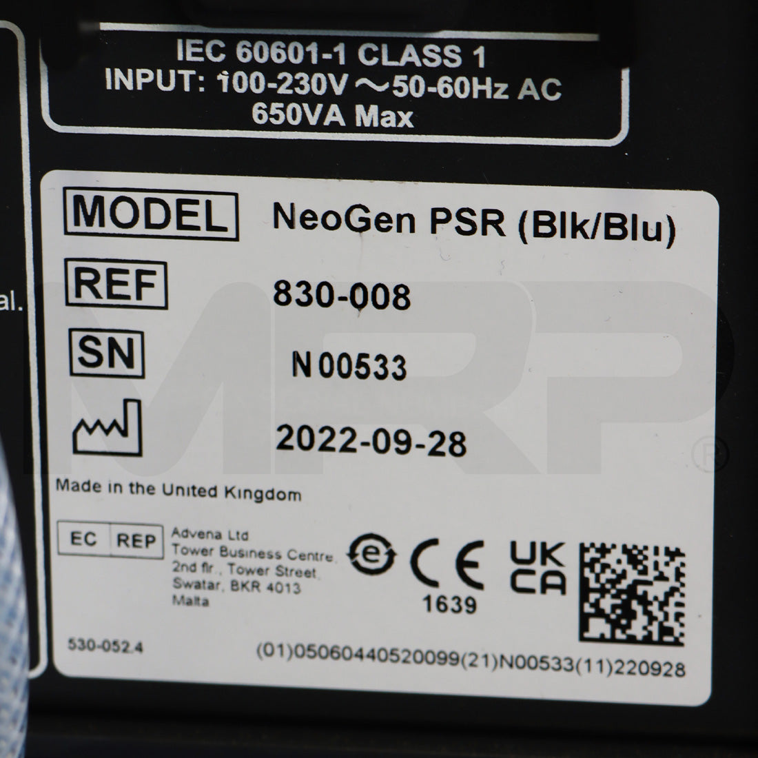 2022 Energist NeoGen PSR Nitrogen Plasma Face Skin Body Rejuvenation Treatment
