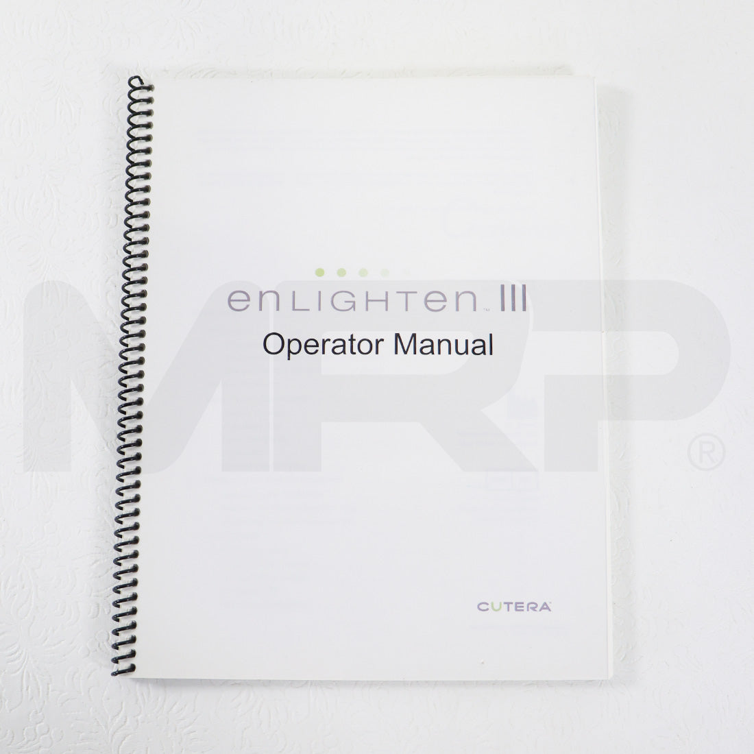 2016 Cutera Enlighten III Operator Manual D1864 Rev. A