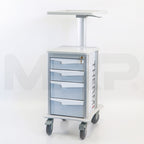 Solaire Medical Rover Workstation Rolling Cart Thermi Standard Surge Protector