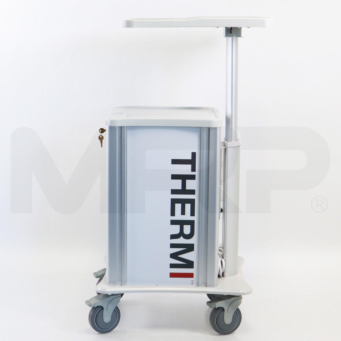 Solaire Medical Rover Workstation Rolling Cart Thermi Standard Surge Protector