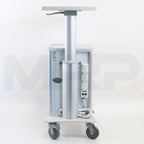 Solaire Medical Rover Workstation Rolling Cart Thermi Standard Surge Protector