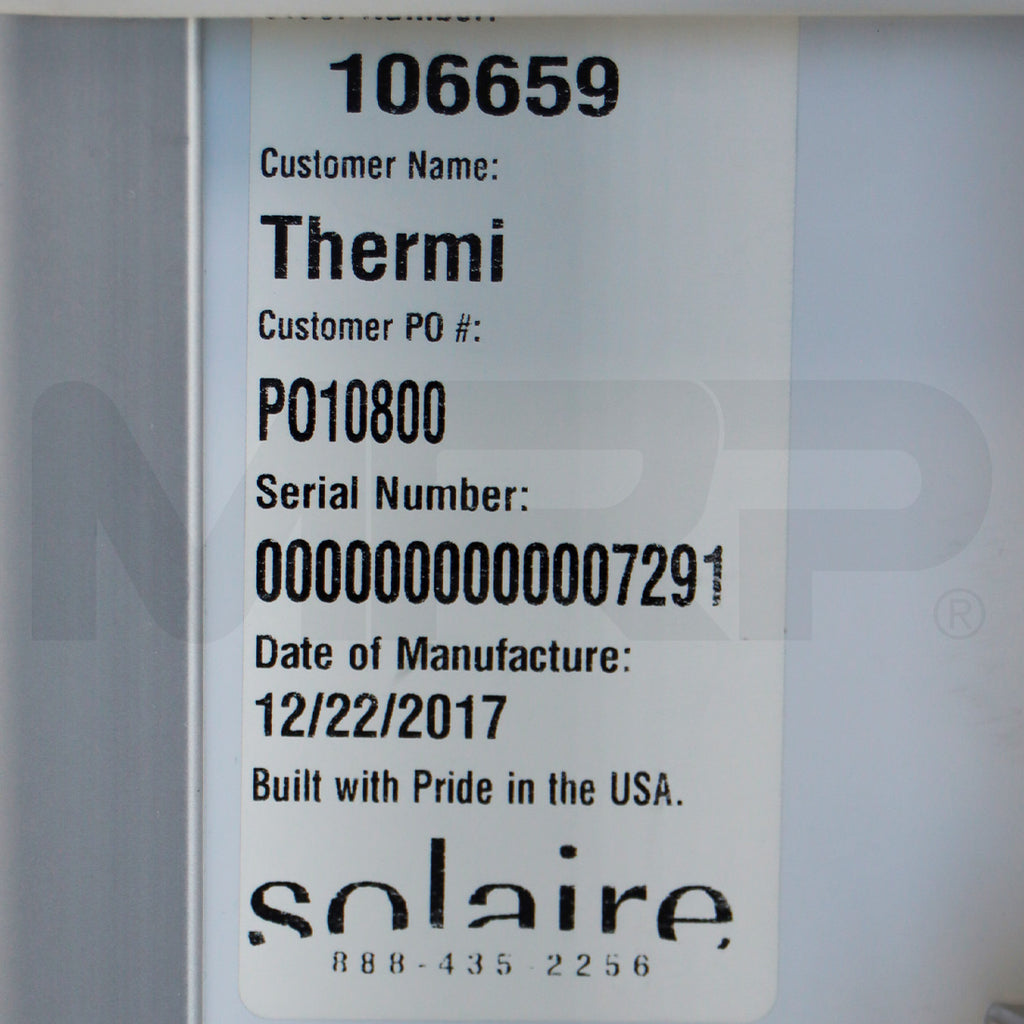 Solaire Medical Rover Workstation Rolling Cart Thermi Standard Surge Protector
