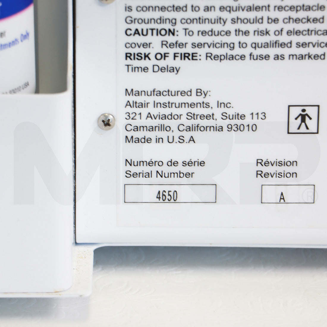 Altair Diamond Tome Vacuum Microdermabrasion Skin Resurfacing System DM5000A