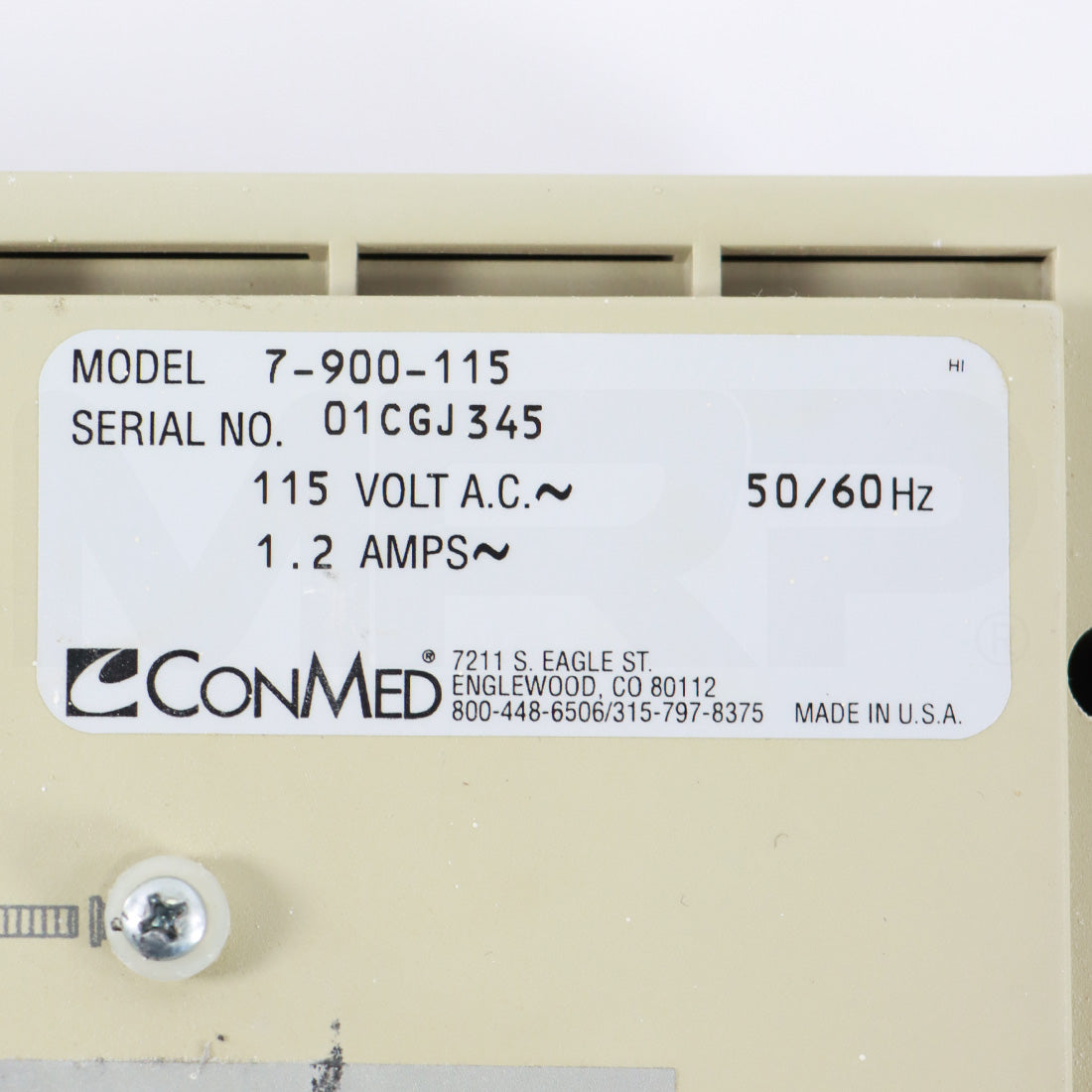 ConMed Hyfrecator 2000 Electrosurgical HP Device 7-900-115