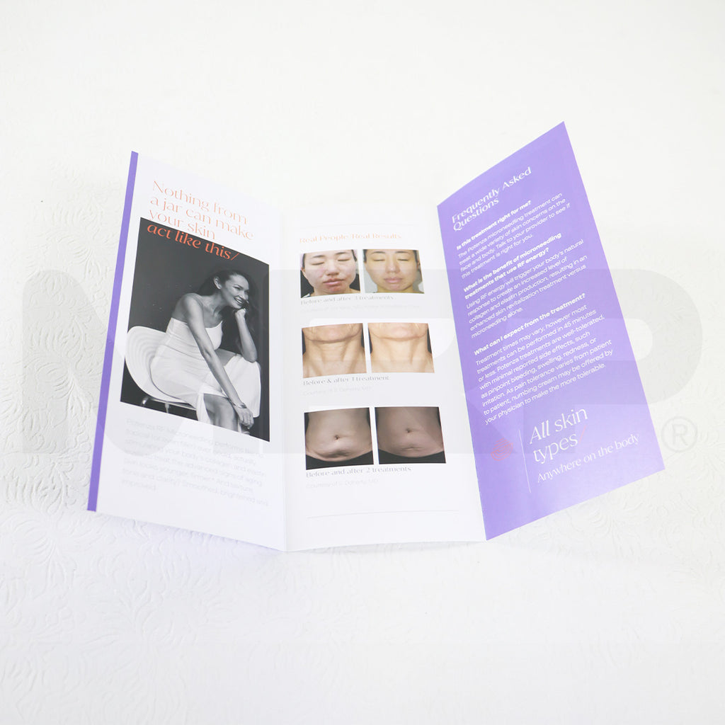 Cynosure Potenza Tighter Firmer Skin Marketing Educational Brochure Pamphlet x17
