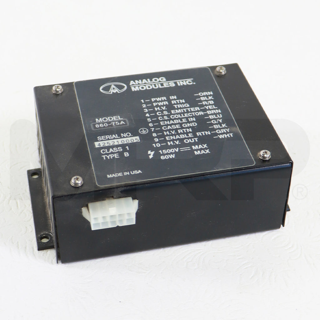 Analog Modules 860-75B Flashlamp Simmer Supply Box Candela VBeam Part As-Is