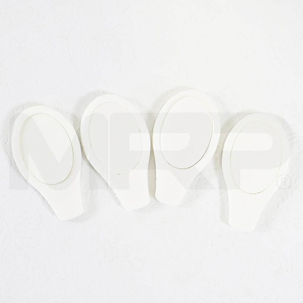 Foam Eye Pad Oval Eye Shield Protection x4