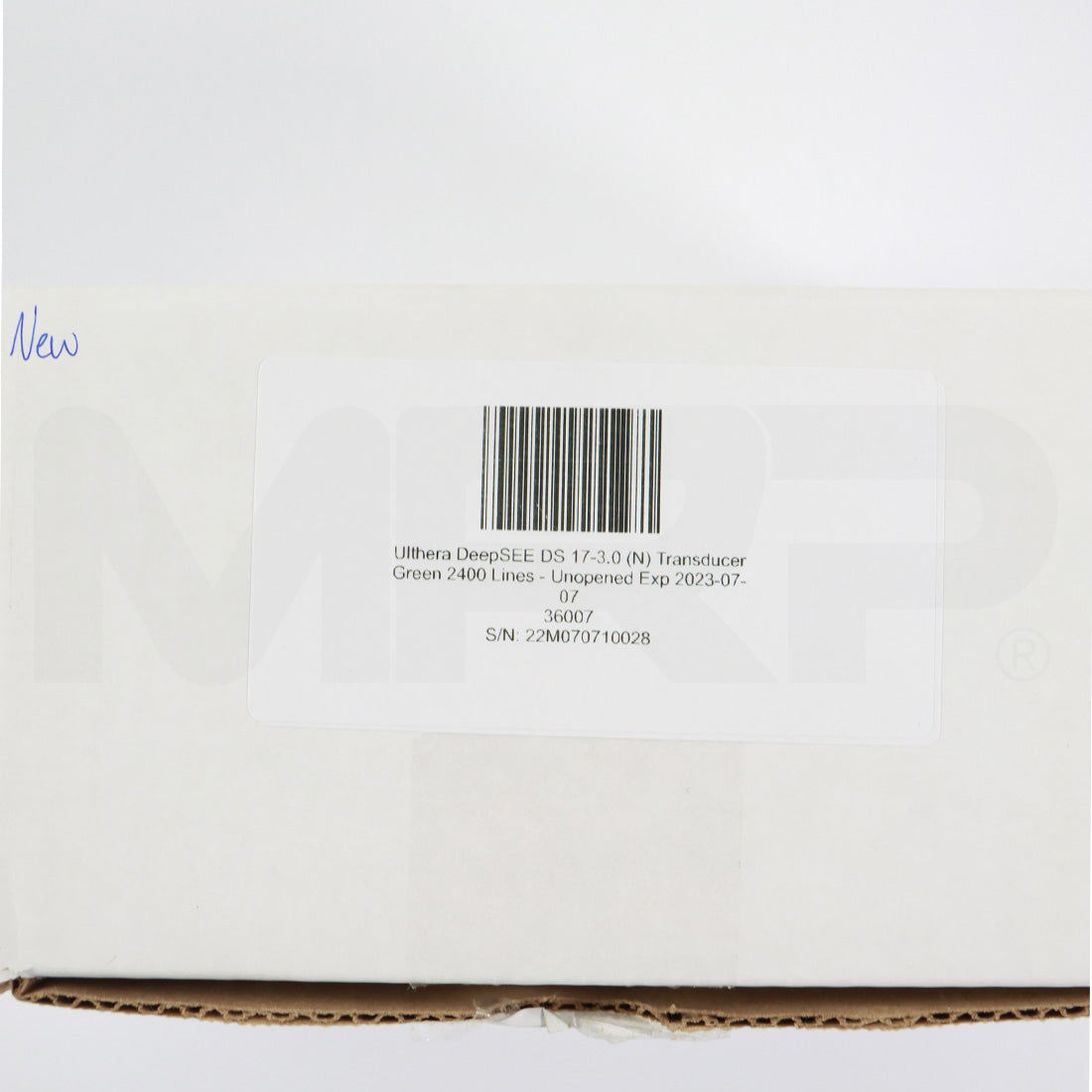 Ulthera DeepSEE DS 7-3.0 Narrow Green Transducer – Unopened 2400 Lines Exp. 2023-07-07