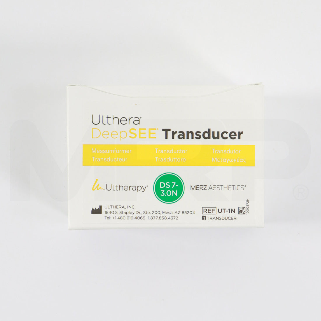 Ulthera DeepSEE DS 7-3.0 Narrow Green Transducer – Unopened 2400 Lines Exp. 2023-07-07
