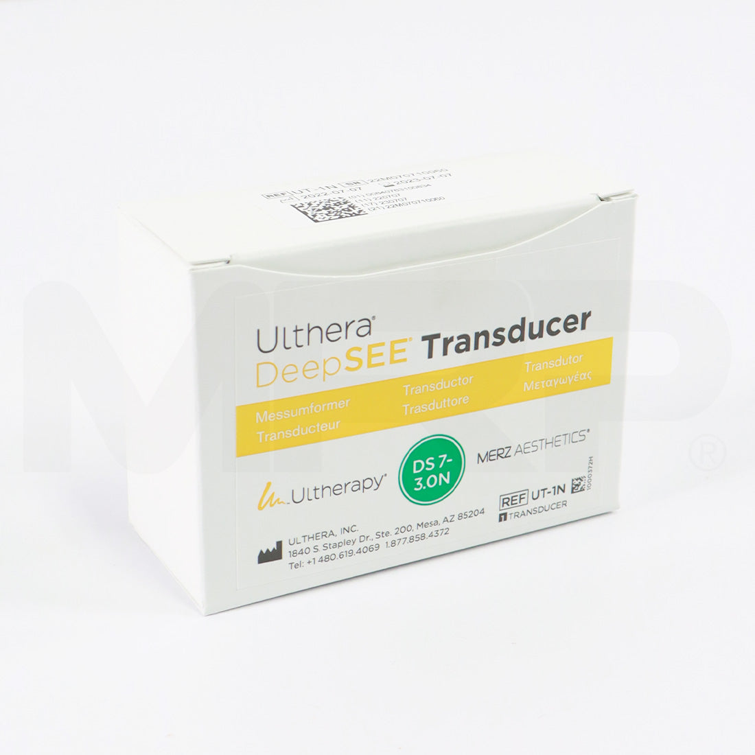 Ulthera DeepSEE DS 7-3.0 Narrow Green Transducer – 2400 Lines Unopened Exp. 2023-07-07
