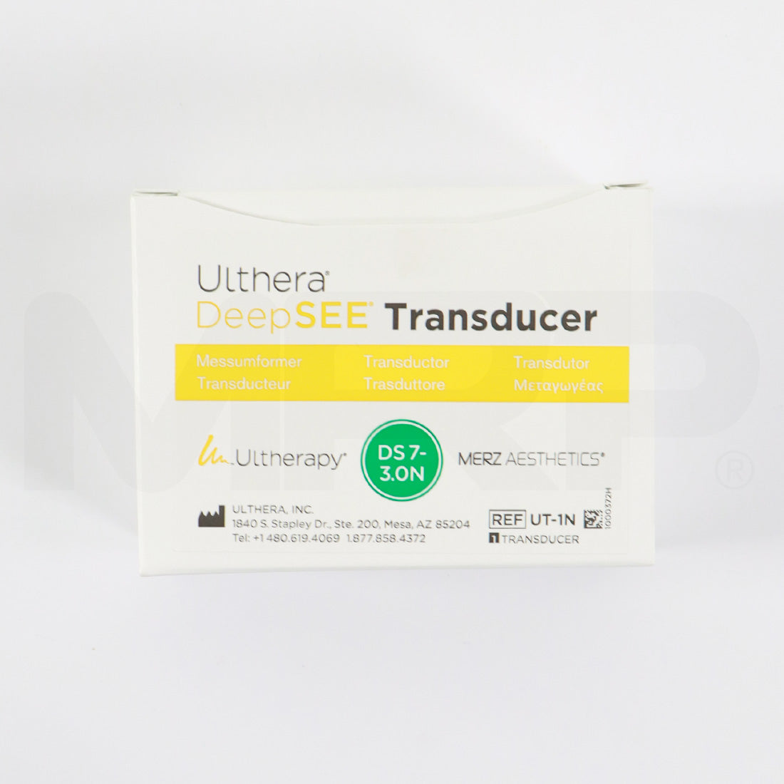 Ulthera DeepSEE DS 7-3.0 Narrow Green Transducer – 2400 Lines Unopened Exp. 2023-07-07
