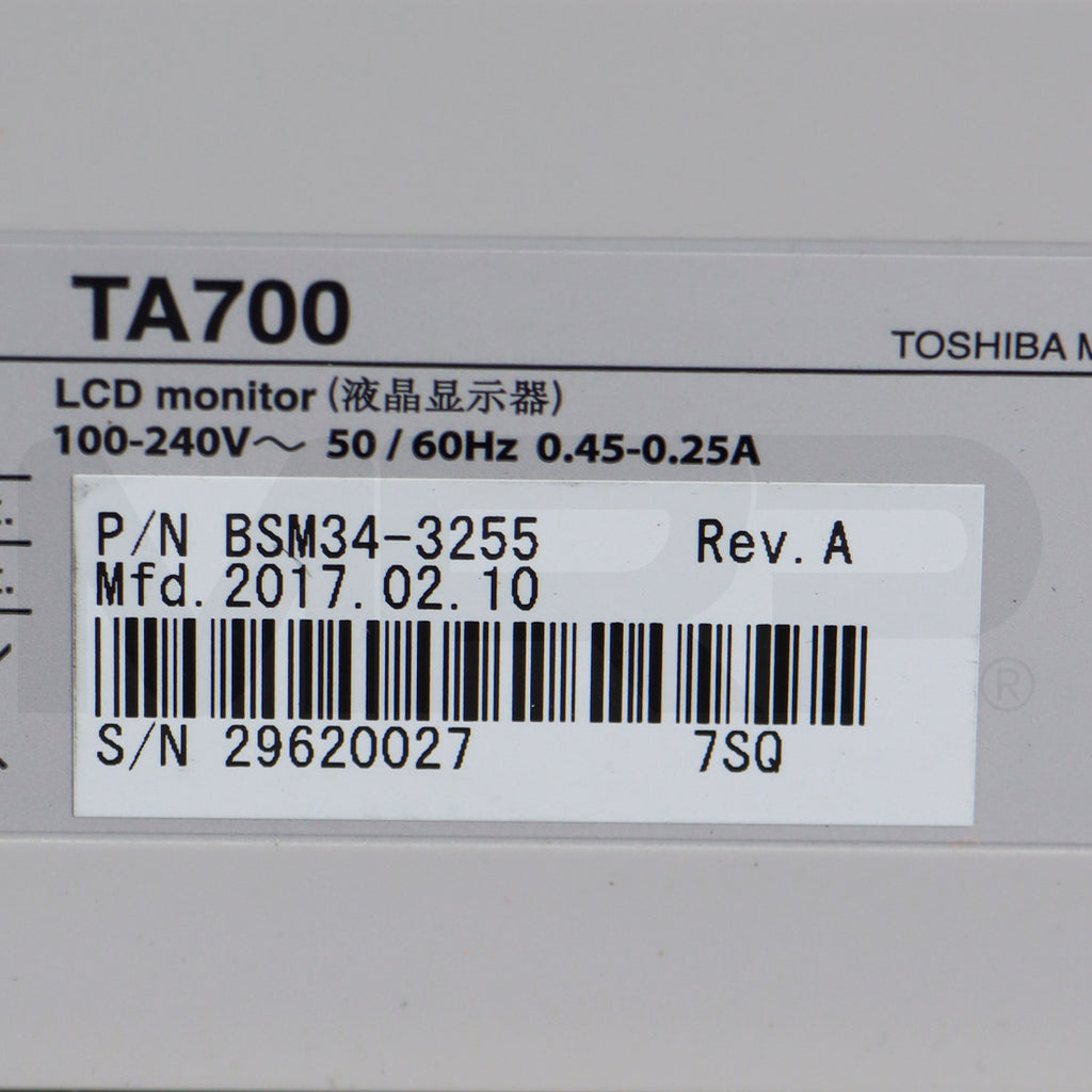 2017 Toshiba Aplio 500 Diagnostic Ultrasound System BSM34-3255 Rev A As-Is