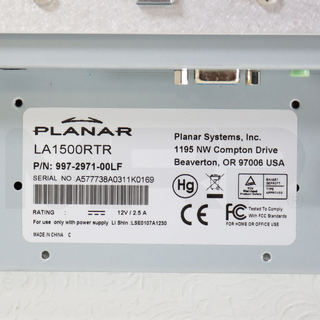 Plantar Fraxel Touchscreen LA1500RTR 997-2971-00LF AS-IS