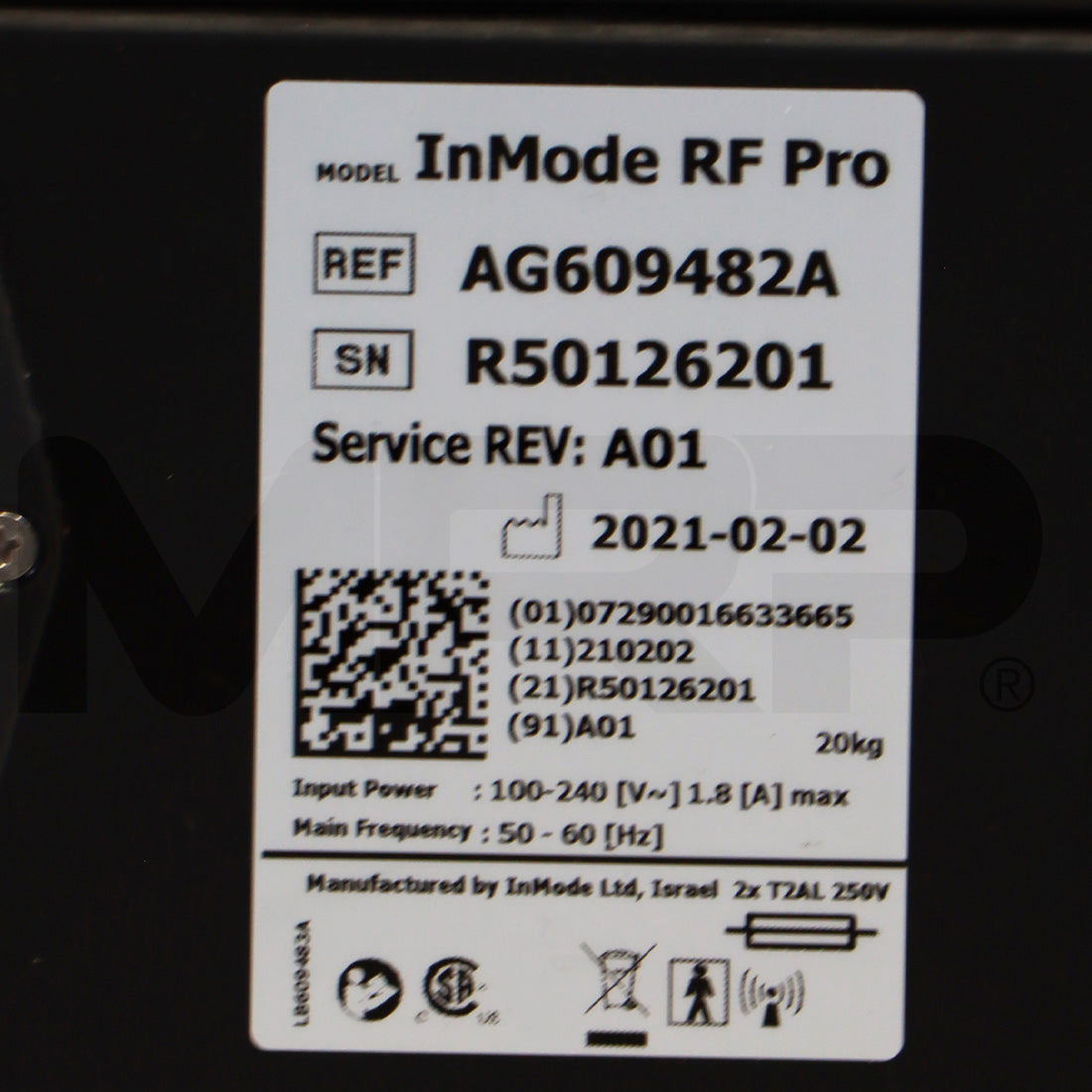 2021 InMode Morpheus8 RF PRO System Face Body Mirconeedling Handpiece HP