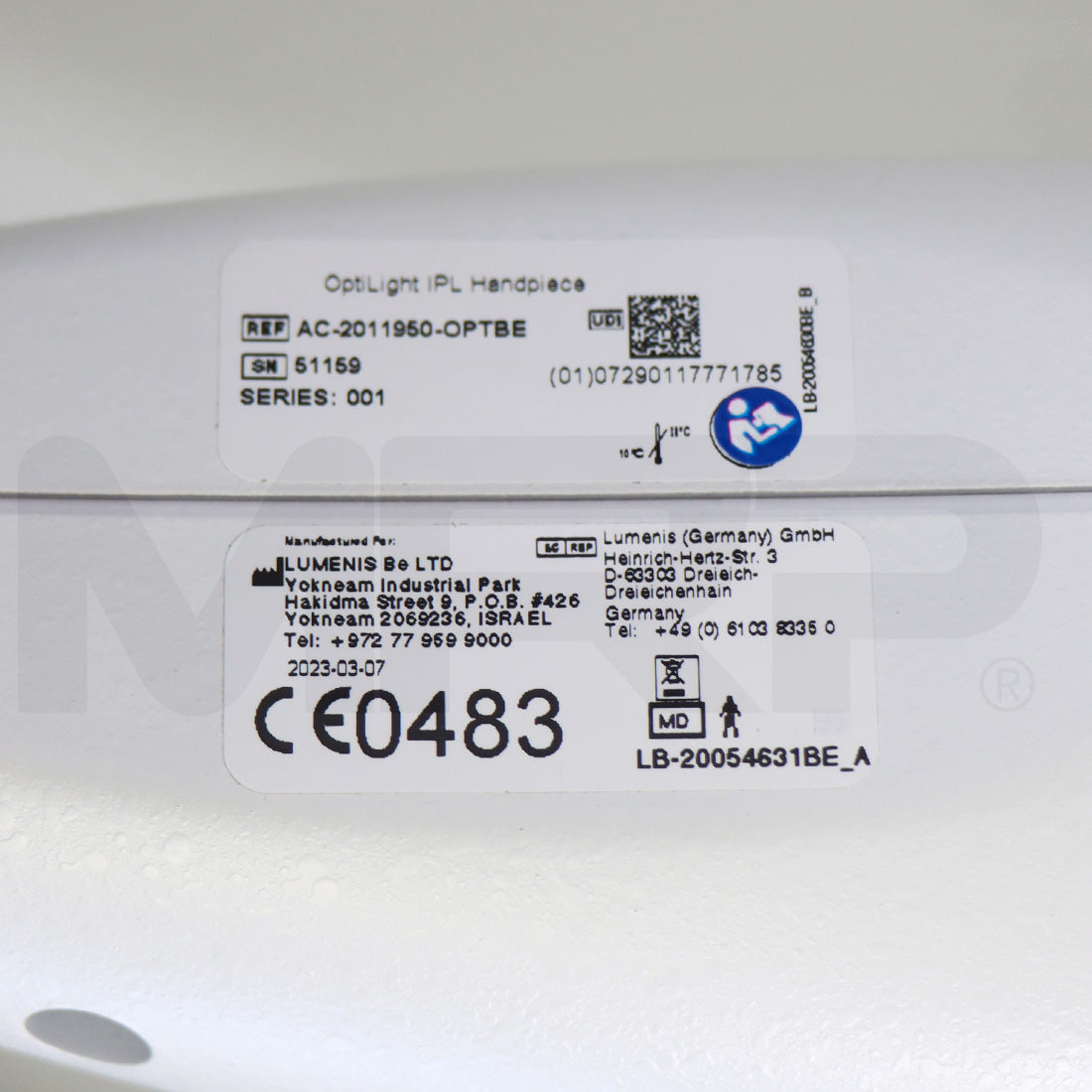 2023 Lumenis OptiLight Non-Invasive Pulse Technology Dry Eye Relief System