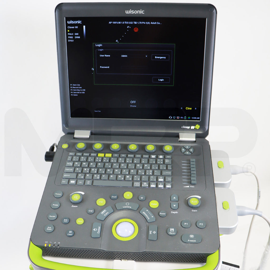 2023 Wisonic Clover 60 Diagnostic Ultrasound System W/ Trolley Cart