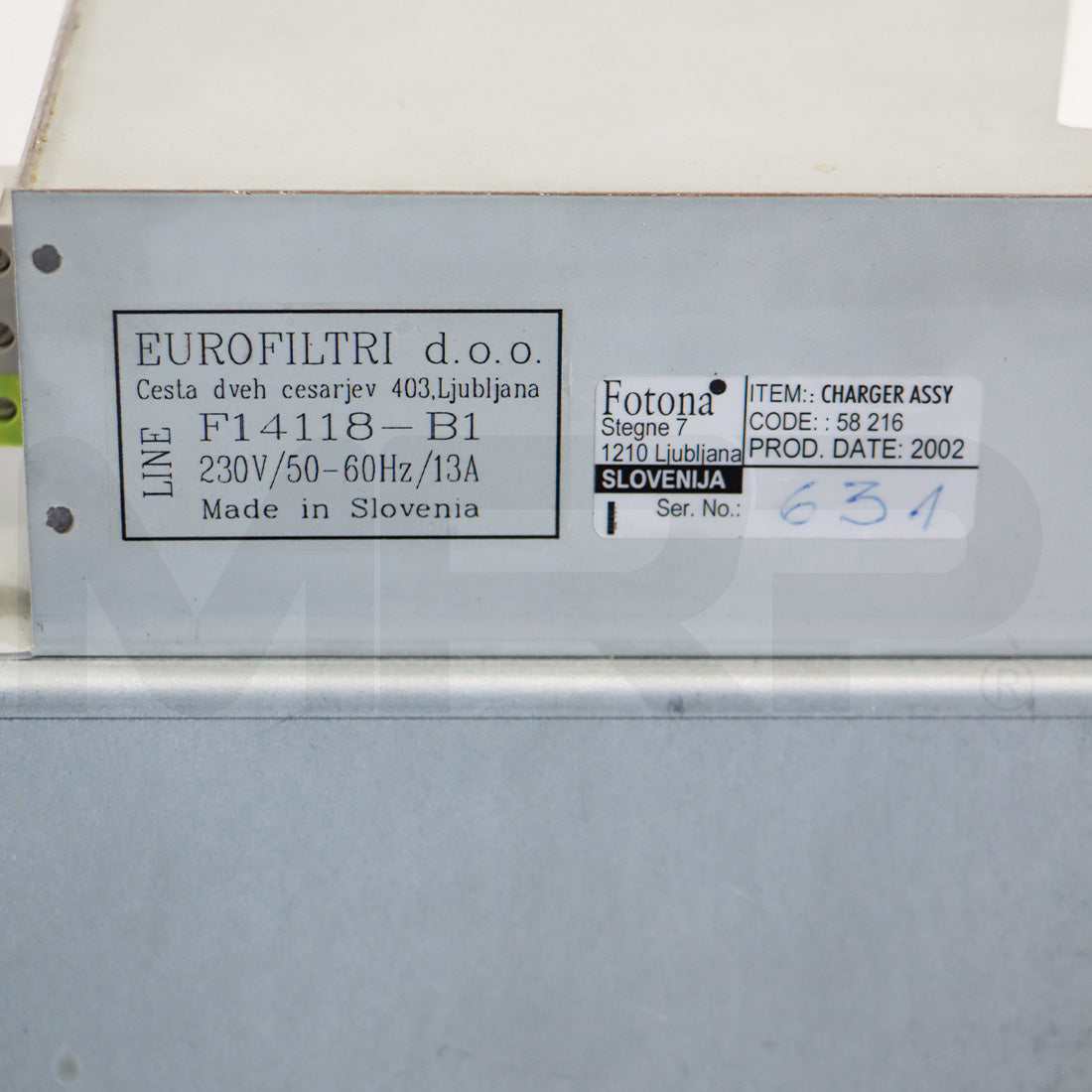 2002 Fotona Fidelis Laser Capacitor Charger Assembly F14118-B1 As-Is
