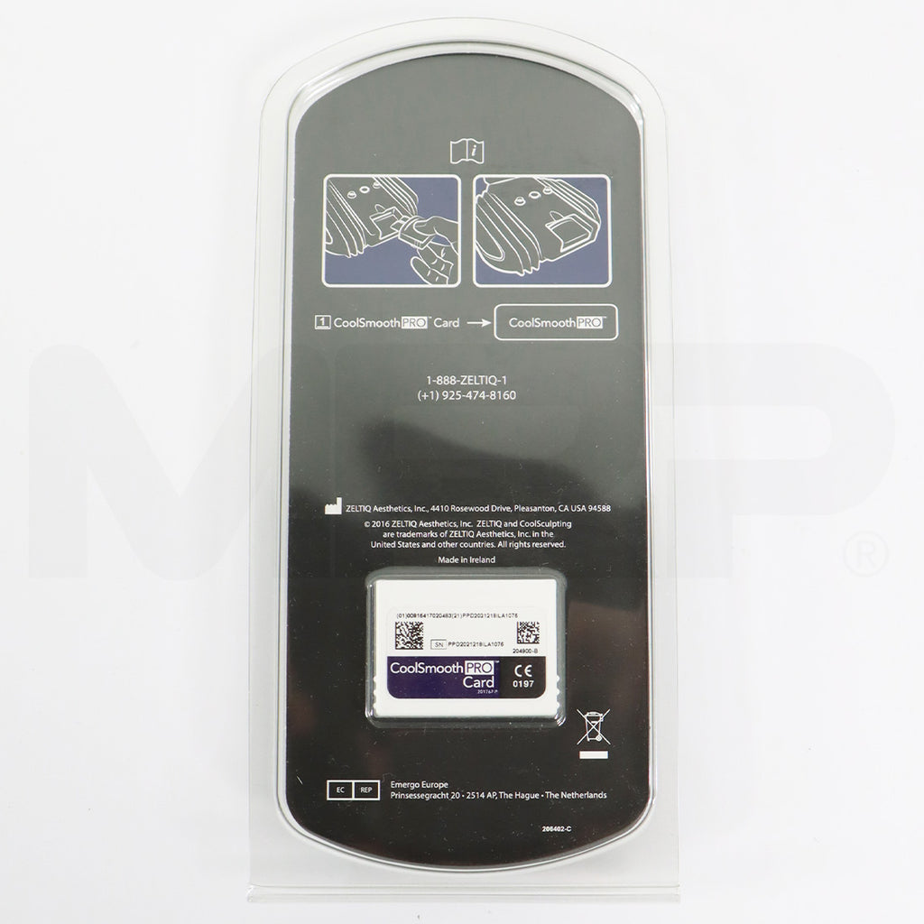 Zeltiq CoolSculpting CoolSmooth PRO Card BRZ-CD4-091-024 Cool Smooth x24 Cycles