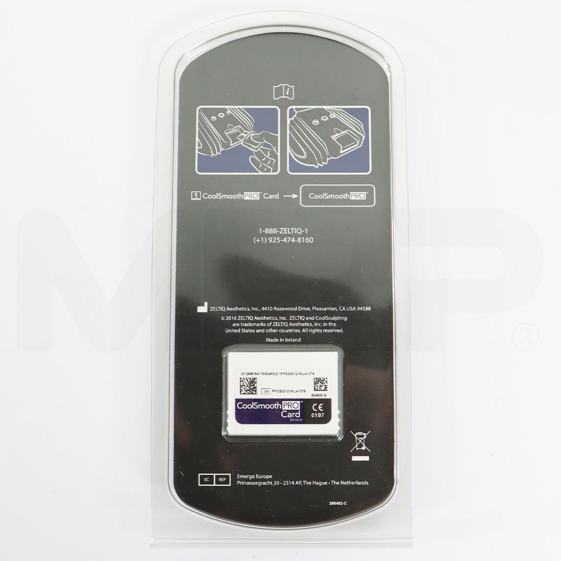 Zeltiq CoolSculpting CoolSmooth PRO Card BRZ-CD4-091-024 Cool Smooth x24 Cycles