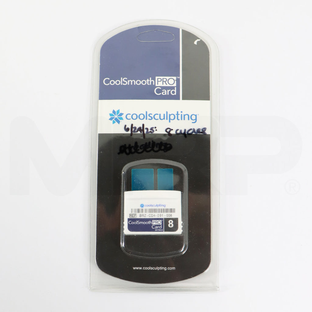 Zeltiq CoolSculpting CoolSmooth PRO Card BRZ-CD4-091-008 Cool Smooth x8 Cycles