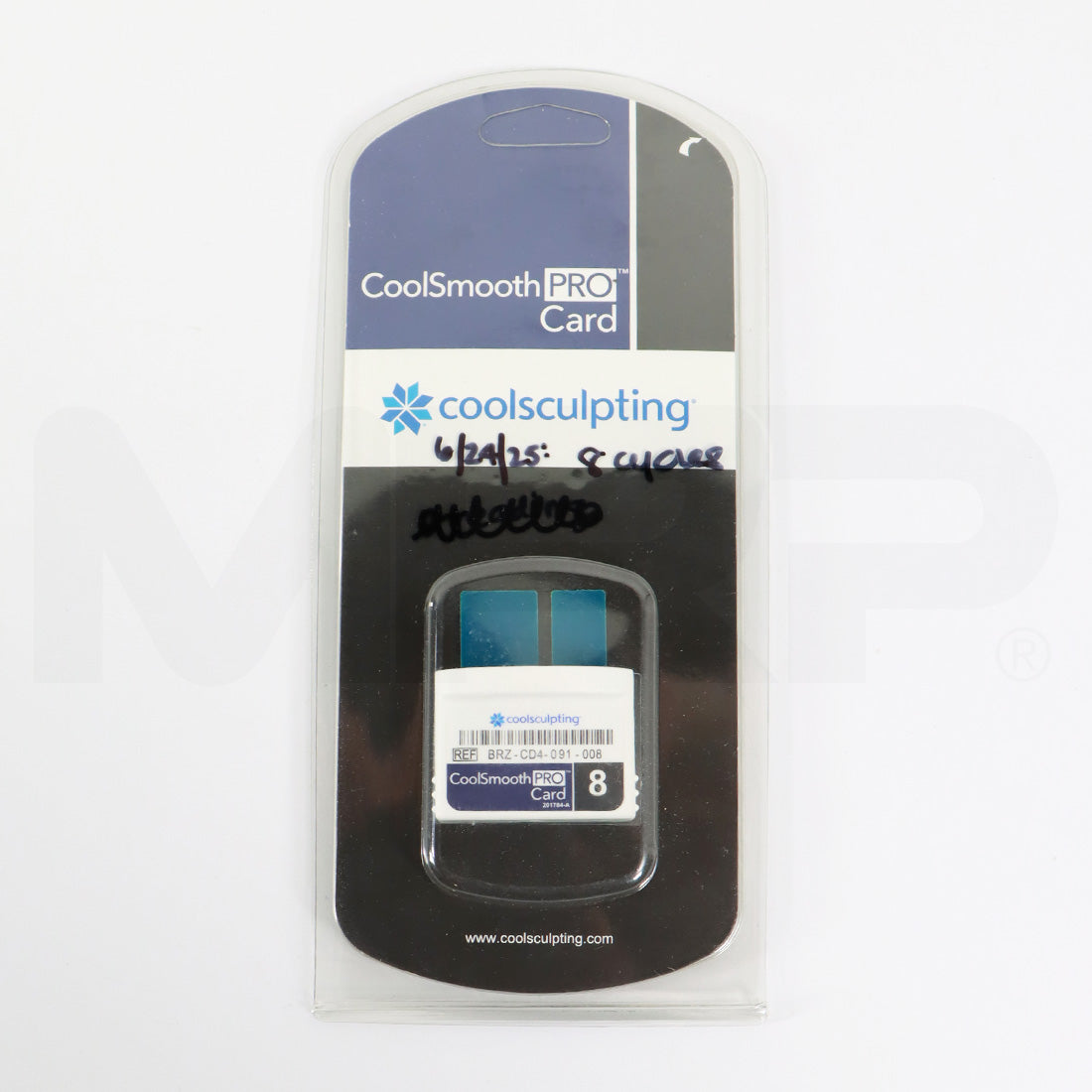 Zeltiq CoolSculpting CoolSmooth PRO Card BRZ-CD4-091-008 Cool Smooth x8 Cycles