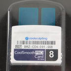 Zeltiq CoolSculpting CoolSmooth PRO Card BRZ-CD4-091-008 Cool Smooth x8 Cycles