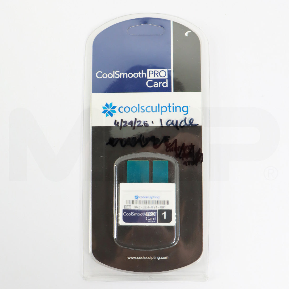 Zeltiq CoolSculpting CoolSmooth PRO Card BRZ-CD4-091-001 Cool Smooth 1 Treatment