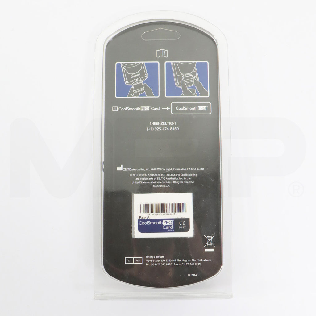 Zeltiq CoolSculpting CoolSmooth PRO Card BRZ-CD4-091-001 Cool Smooth 1 Treatment