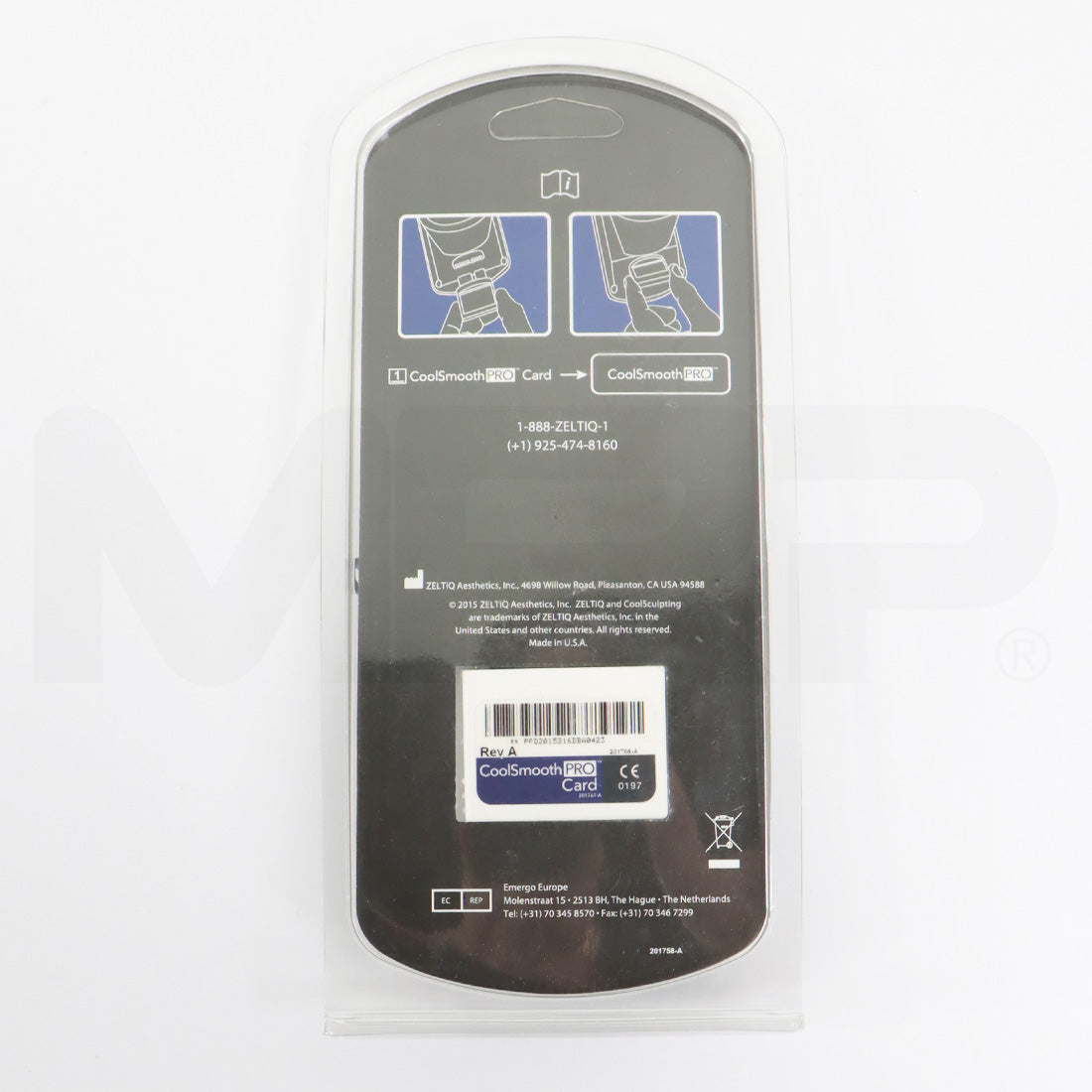 Zeltiq CoolSculpting CoolSmooth PRO Card BRZ-CD4-091-001 Cool Smooth 1 Treatment