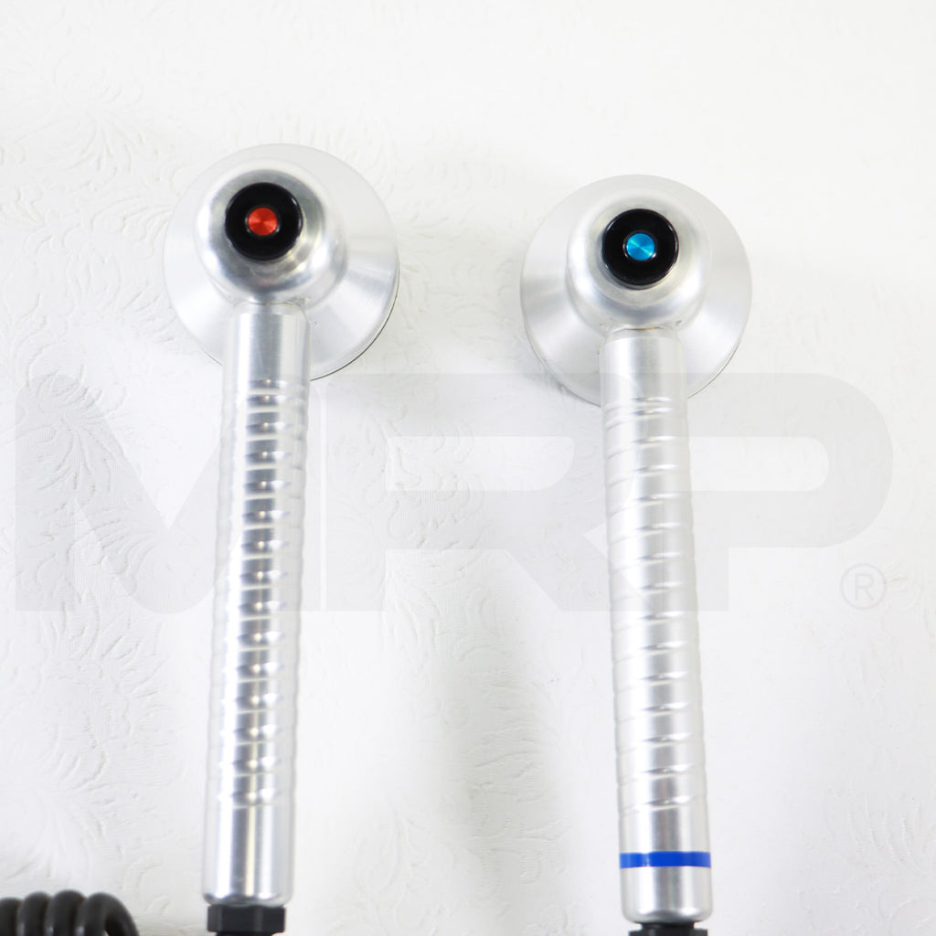 Edge Systems HydraFacial Red Blue LED Dermabrasion Handpieces Untested As Is
