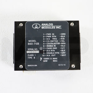 Candela VBeam Analog Modules 860-75B Flashlamp Simmer Supply Box Part As-Is