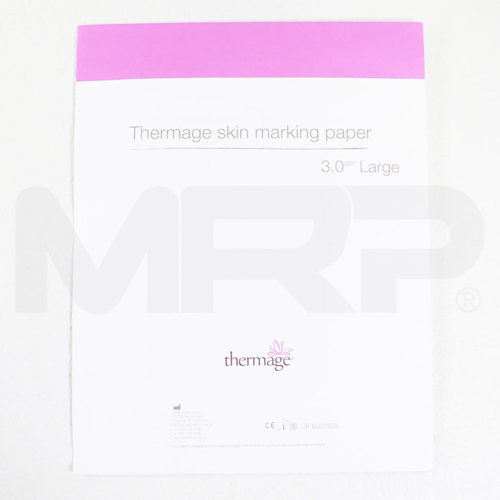 Thermage Skin Marking Paper 3.0CM² Large 6 Single Patient Sets P009324-02