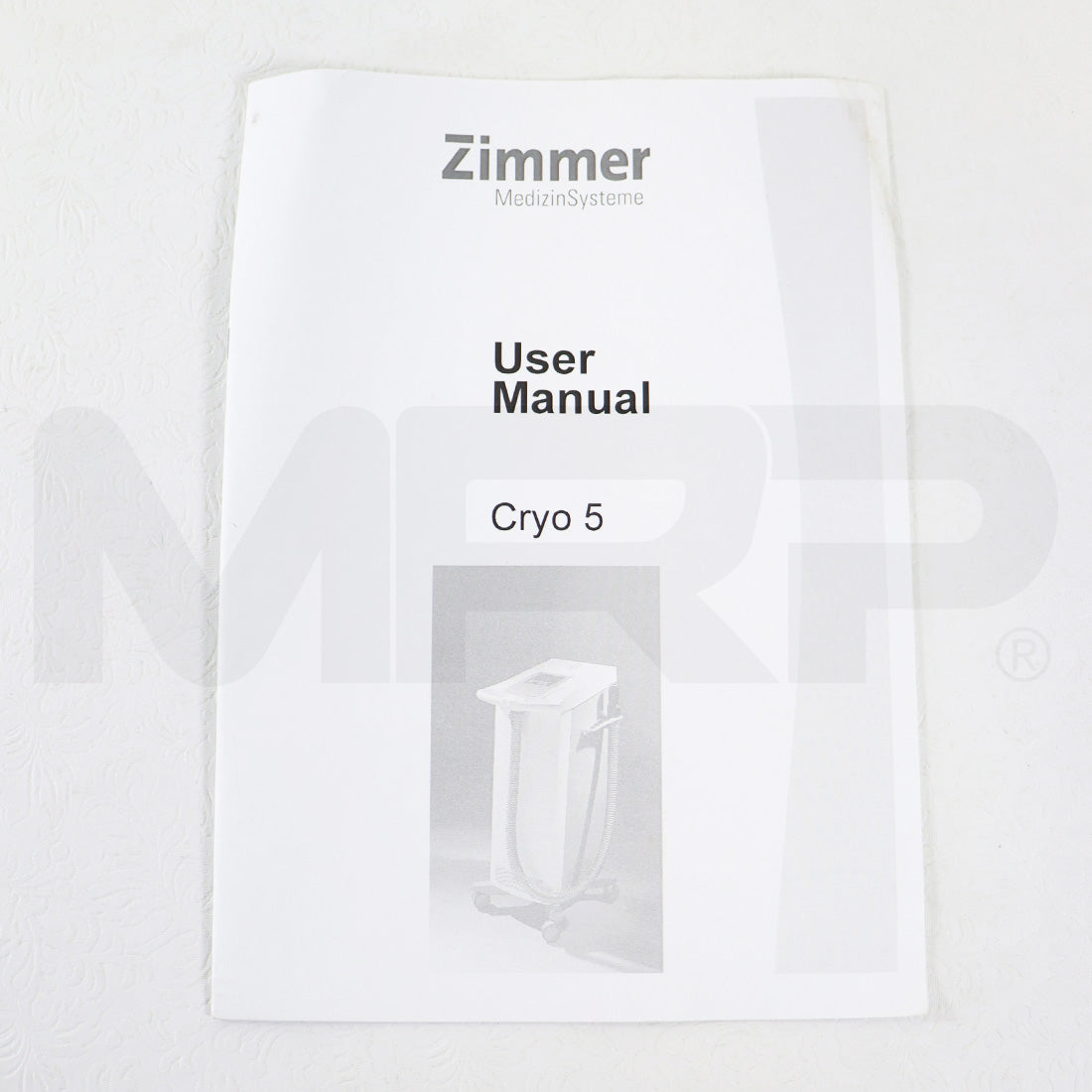 Zimmer MedizinSysteme Cryo 5 User Manual Version 7c