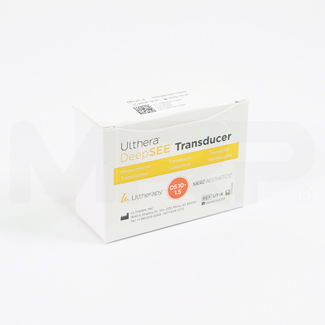 Ulthera DeepSEE DS 10-1.5 Transducer Orange 2400 Lines Left of 2400 Exp 10/2020