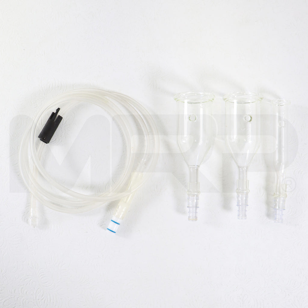 Edge Hydrafacial Lymphatic Drainage Suction Cups Body Face w/ Inlet Tubing Kit
