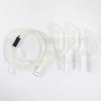 Edge Hydrafacial Lymphatic Drainage Suction Cups Body Face w/ Inlet Tubing Kit